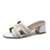Sandalias de tacón grueso para mujer, modernas y elegantes para el verano, nuevo diseño de moda, perfectas para combinar con vestidos