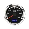 Tacômetro de Ponteiro para Carro 52mm Modificação 3000rpm Universal para Veículos Agrícolas, Barcos, Motores Mecânicos, Relação de Engrenagem Ajustável
