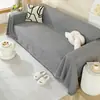 Una Hoja Completa de Tela para Funda de Sofá para Apartamentos de Alquiler, una Funda Completa de Una Pieza Estilo Perezoso para Apartamentos de Alquiler, Adecuada para Todas las Estaciones, Hecha de Tela de Poliéster-Algodón