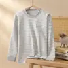 Ropa interior de otoño para niños, pijama de algodón puro de manga larga con cuello medio para niños, ropa interior para niñas, ropa interior térmica de otoño, suéter cálido de invierno para bebé