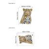 Pegatinas de Pared de Animales Realistas Leopardo Transfronterizas Decoración para Habitación Infantil Dormitorio Baño Pegatinas Autoadhesivas PVC Removible Dropshipping