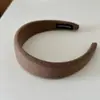 Diadema de Lana de Ala Ancha y Corona Alta Nueva para Otoño e Invierno, Adelgazante para la Cabeza con un Toque de Lujo, Casual y Versátil para Salir, Accesorio de Diadema para Fijar el Cabello