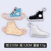 Pingente de Sapato Único DIY Exquisito com Decoração de Gotejamento de Óleo, Venda Direta de Fabricantes Transfronteiriços, Disponível para Atacado em Lote Misto