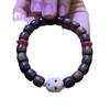 Joyería Peng Sen, medicina, madera de agar pesada, corte recto, pulsera de un solo círculo, pulsera de madera Wenwan, placa terminada, joyería al por mayor para mujeres y hombres