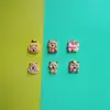Dibujos Animados Brillantes Hogar Delfín DIY Resina Accesorios Joyería Pasador Hecho a Mano Funda para Teléfono Móvil Taza de Agua Tocado Venta al por Mayor