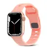 Adequado para Pulseira Apple Watch Iwatch9 Fivela Quadrada Silicone Cor Sólida Pulseira de Relógio Pulseira Apple Watch Ultra2