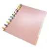 Página de Classificação para Caderno/Manual A4 Colorido com Furos tipo Cogumelo, Sem Argolas