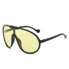 Gafas de Sol Toad, Gafas de Sol Europeas y Americanas de Montura Grande de una Pieza, Gafas de Sol Transfronterizas para Exteriores a Prueba de Viento, Fotografía Callejera