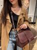Bolso cuadrado pequeño de piel de vaca de primera capa para mujer, bandolera de cuero de alta calidad para mujer, bolso de mano de cuero curtido vegetal retro transfronterizo 779