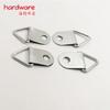 Metal à prova de ferrugem e resistente à corrosão gancho triangular de furo único peça de suspensão de corda de arame para porta-retratos fivela de suspensão hardware para ponto cruz gancho de suspensão