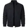 Nuevo Suéter para Hombre Suéter de Punto con Costuras Otoño e Invierno para Hombre Chaqueta Cardigan con Cremallera para Hombre