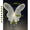 Novos Adereços de Casamento Enfeites de Borboleta Luminosos Decoração de Estrada, Palco, Arranjo de Casamento Pingente de Borboleta Arranjo de Boas-Vindas