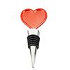 Boda Aleación de Aluminio Corazón Tapón Conservación Vino Tinto de Pegamento de Alta Gama DIY Silicona Sellado Tapón de Vino Embudo de Vino Metal