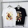 Novedades de Verano Serie Casa Unisex Casual Holgado Camisetas de Manga Corta Estilo Americano en Stock Venta al por Mayor Casual Transfronterizo