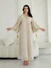 Bata Bordada Transfronteriza Nc69 Vestido de Noche con Bordado de Lentejuelas en Stock