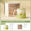 Juego de Té Factory Flower Whisper Cerámica Kung Fu Juego de Té Gama Alta Gaiwan Blanco Mineral Tetera Personal y Taza de Degustación