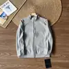 Chaqueta Cárdigan Transpirable de Color Sólido, Corte Tridimensional, Manga Raglán, Cuello Alto, para Exteriores, Primavera y Otoño 13189