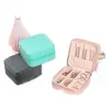 Bolsa con cierre para Joyería, Pendientes, Aretes, Collares, Anillos, Caja de Almacenamiento Portátil, Joyero, Organizador de Joyería