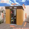 Cuarto de Almacenamiento Exterior, Cobertizo de Herramientas, Almacenamiento de Jardín, Casa de Almacenamiento Sencilla, Casa Modular para Terraza de Patio, Cuarto de Almacenamiento Móvil Desmontable