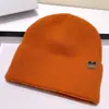 Gorro de Punto Acrílico Venta Directa del Fabricante Gorro de Lana Engrosado Forrado de Felpa para Mujer Circunferencia de Cabeza Grande Gorro Beanie Caliente en Stock Dropshipping