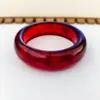 Pulseira Popular de Âmbar Sangue Pulseira de Resina de Âmbar Medicinal Pulseira de Âmbar Sangue Modelo Atacado de Joias Amazon Transfronteiriça Live do Tiktok