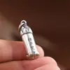 Colgante Vintage Rey Ciervo Dorado de Plata Pura con Acabado Antiguo, Caja Gahu Abrible con el Mantra del Sutra del Loto, Colgante de Collar de Plata 990