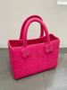 Bolso de mano a cuadros de verano de gran capacidad, estilo nuevo, de EVA, impermeable, cuadrado, de moda, bolso de playa abierto