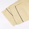 Conjunto de duas peças para outono e inverno, 100% algodão, color block, manga longa e calça comprida, modelagem solta, amigo da pele e confortável, pijama, exclusivamente para OZON, roupa de casa feminina