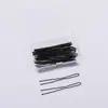Accesorios para el Cabello Específicos del Estudio: Pinzas Rectas Negras para el Cabello, Pinzas Pequeñas, Pinzas de Acero para Peinados Recogidos, Pinzas Laterales para Flequillo, Horquillas, Set de Caja de Accesorios para el Cabello
