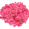 ¡En stock! Botones Redondos Mixtos de Resina de Colores al por Mayor Botones Hechos a Mano para DIY Paquete de Materiales de Flores