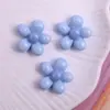 Cor Macaron Brilhante Flor Gorda Resina Cola Cremosa DIY Capa de Celular Ímã de Geladeira Grampo de Cabelo Adorno de Cabelo Flor de Sapato Acessórios