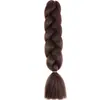 Trenzas Grandes de Fibra Sintética de Comercio Exterior, Trenzas de Colores, Peluca, Cabello para Trenzas Jumbo, Rastas Africanas, Cabello para Crochet