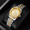 Reloj de Marca Casaro Reloj de Cuarzo Impermeable Luminoso Moda Reloj de Pareja Reloj de Mujer Fábrica Calendario
