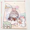 Saco Auto-selante Fofo de Desenho Animado Doce Biscoito Joia Saco de Armazenamento Plástico Auto-selante Embalagem com Padrão de Desenho Animado Joia