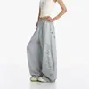 Pantalones de chándal casual de jazz para hombre y mujer, pantalones deportivos holgados para adelgazar de otoño, cómodos pantalones jogger de pierna ancha con caída