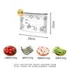 Saco de preservação de papel alumínio, saco selado refrigerado para cozinha doméstica japonesa, espessado, autovedante, especial para preservação de alimentos congelados