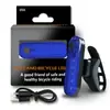 056 Luz Trasera de Bicicleta para Ciclismo al Aire Libre Carga USB Impermeable para Montar de Noche Alta Luminosidad Luz de Advertencia de Seguridad Luz Trasera para Bicicleta de Montaña