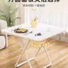 Mesa plegable Mesa de comedor para el hogar Apartamento pequeño Mesa cuadrada de comedor Mesa redonda de balcón Mesa de comedor portátil Set simple de mesa y sillas