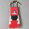 Delantal de Cocina para el Hogar Estilo Japonés Lindo Impermeable y a Prueba de Aceite Limpiar Manos Cocina Tareas Domésticas Moda para Adultos Mujer Logo