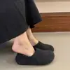 Primer Encuentro Ji Zapatos Birkenstock de Suela Gruesa de Felpa Zapatos Peludos Cálidos Zapatos de Algodón para Mujer 2026 Otoño/Invierno Nuevos Versátiles Birkenstock