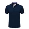 Camisa Polo de Verano de Manga Corta con Cuello Coreano 2757 para Uniforme de Equipo Corporativo Ropa de Trabajo Camisa Cultural Personalizada con Logotipo Bordado e Impreso