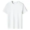 Camiseta de Color Sólido Transfronteriza de Comercio Exterior de Manga Corta para Hombre y Mujer Cuello Redondo Blanca Lisa Edición Ligera Camisa Publicitaria Camisa Cultural Ropa de Trabajo Verde Militar