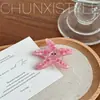 Presilha Criativa de Acetato para Cabelo Bico de Pato Lagosta Grampo de Cabelo Feminino Grampo para Franja Lateral 2025 Novo Pequena Estrela do Mar Presilha para Testa Feminina