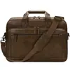 Estilo Quente Transfronteiriço Estilo Retrô Bolsa de Ombro Bolsa para Laptop Bolsa de Couro Transversal para Viagem Negócios Bolsa Mensageiro Masculina