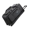 Bolsa de viaje con ruedas de gran capacidad transfronteriza, bolsa de equipaje de tela Oxford de 32 pulgadas, bolsa plegable con ruedas de arrastre, expansión alta adicional