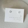 Mini pendientes de mariposa de colores mágicos pequeños para mujer, sencillos, dulces, suaves, lindos, con personalidad, a la moda, combinables con todo.