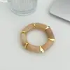 Pulseira de Nó de Bambu Estilo Novo Transfronteiriço Retro Maillard para Mulheres, Versátil de Nicho Corda Elástica Acessórios de Joias Pulseira de Alta Qualidade