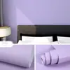 Papel Tapiz Adhesivo de Color Sólido Macarrón Mate PVC Impermeable y a Prueba de Humedad Renovación Sencilla para Apartamentos de Alquiler Pared de Fondo sin Pegamento