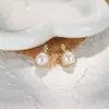 Pendientes de Perla y Serpiente Estilo Lujo Ligero, Pendientes Elegantes Simples y de Moda, Pendientes con Cierre de Plata de Ley 925, Lujo Accesible y Mujeres de Gama Alta