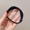 Wig hair band ponytail hair rope girl hair tie hair rope rubber band high elastic durable adult leather cover headdress